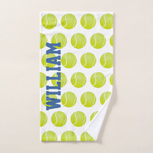 Tennis Towel, Tennis Balls Flying – Borgmanns Creations