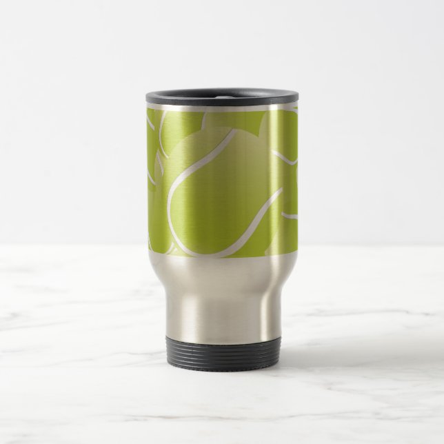 tennis balls travel mug (Center)