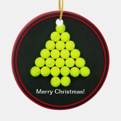 Tennis Balls Tree Ornament
