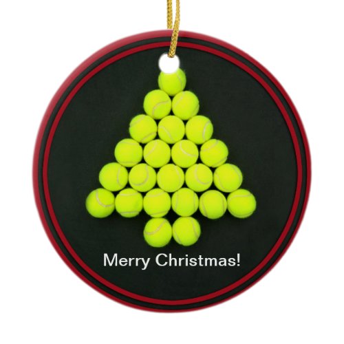 Tennis Balls Tree Ornament