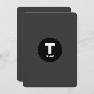 TENNIS Bar Bat Mitzvah Classic Invitations