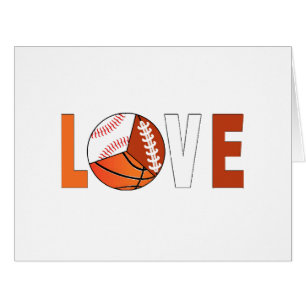 Tennis Basketball Baseball Football Lover Cards