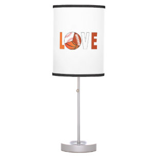 Tennis Basketball Baseball Football Lover Table Lamp