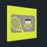 TENNIS Bat Bar Mitzvah Sign-In Memory Board Canvas Print<br><div class="desc">WELCOME!!!  Looking for something a bit different? 
 Feel free to email me anytime at:  Marlalove@hotmail.com</div>