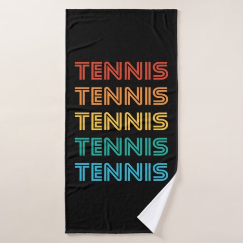 Tennis  bath towel