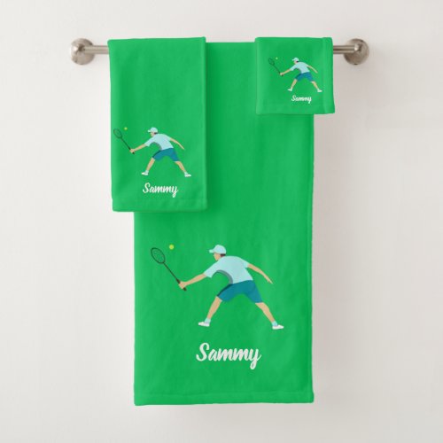 Tennis Bath Towel Set