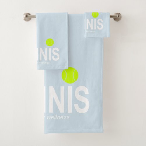 Tennis Bath Towel Set