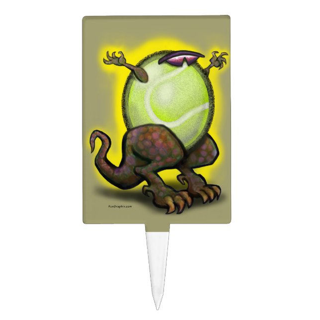 Tennis Beast Cake Topper (Front)