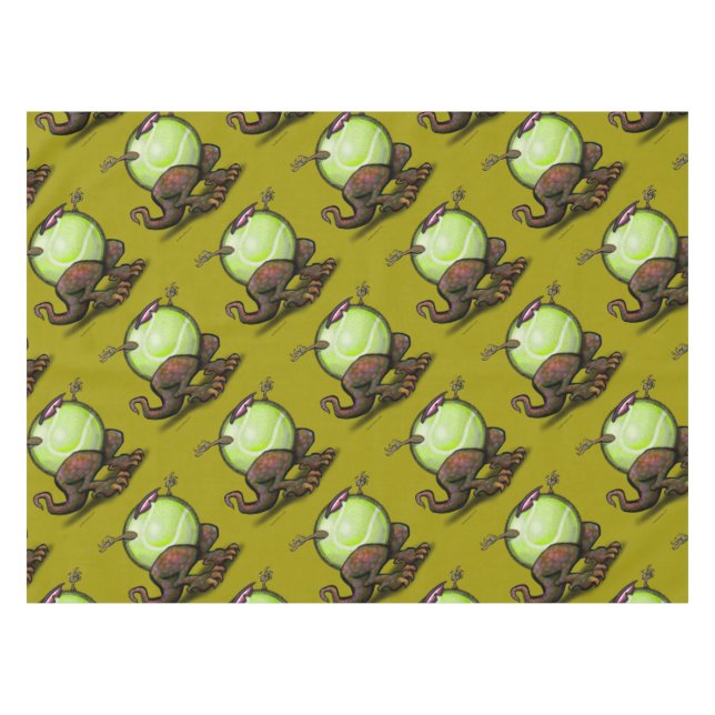Tennis Beast Tablecloth (Front (Horizontal))