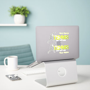 Tennis Best Game Ever Vintage Sport Coach Design Sticker