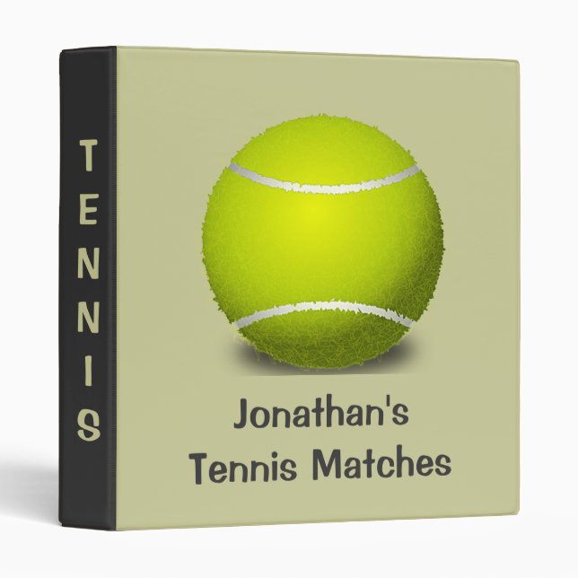 Tennis Binder (Front/Spine)