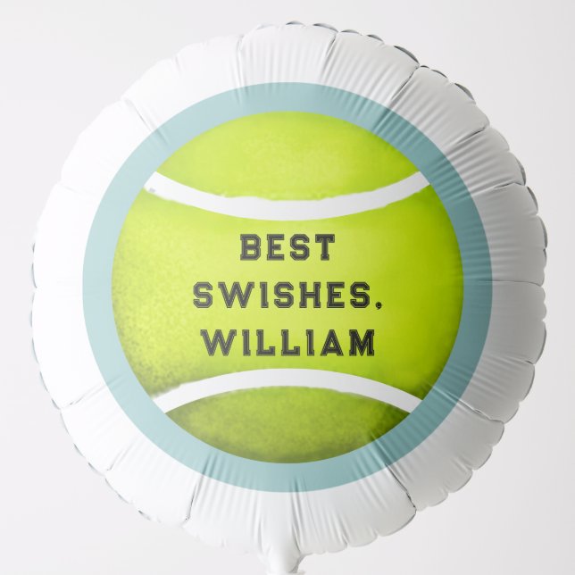 Tennis Birthday Balloon (Front)