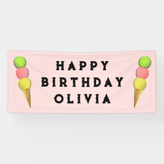 Tennis Birthday Banner