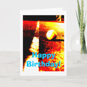 Tennis Birthday Card