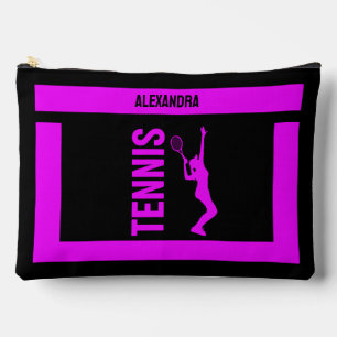 Tennis Birthday Gift, Tennis Player Girl,  Accessory Pouch