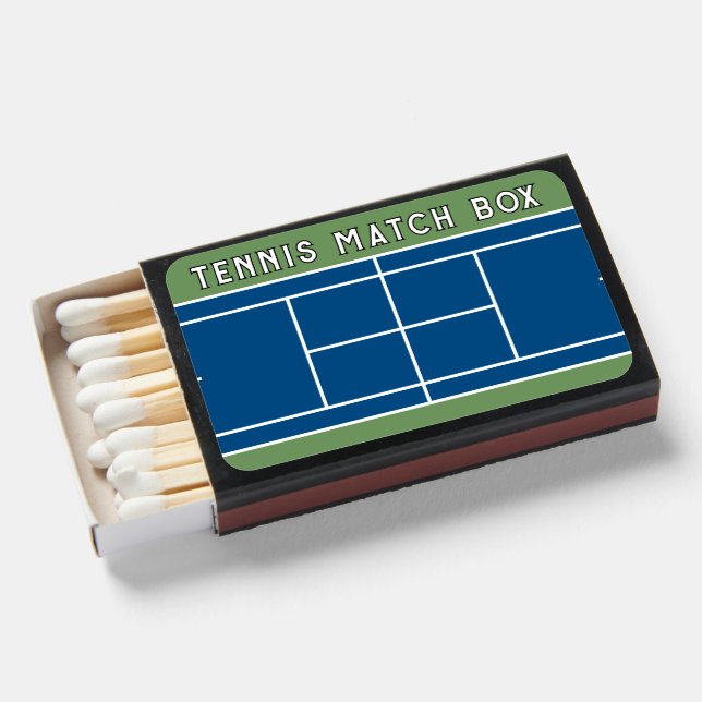 Tennis Birthday Matchboxes (Front Open)