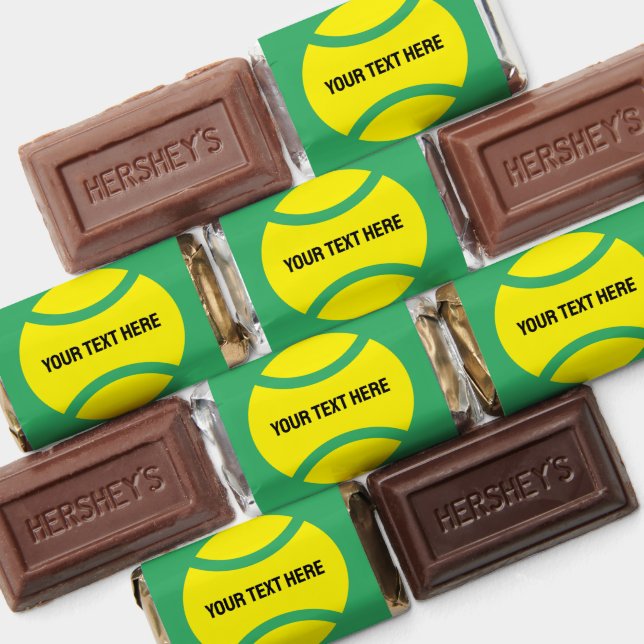 Tennis Birthday party chocolates Hershey's Miniatures (Assorted)