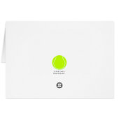 Tennis Blank Card (Back Horizontal)