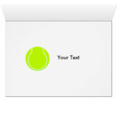 Tennis Blank Card (Inside Horizontal (Bottom))