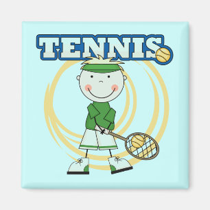 TENNIS - Blond Boy T-shirts and Gifts Magnet