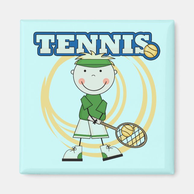 TENNIS - Blond Boy T-shirts and Gifts Magnet (Front)
