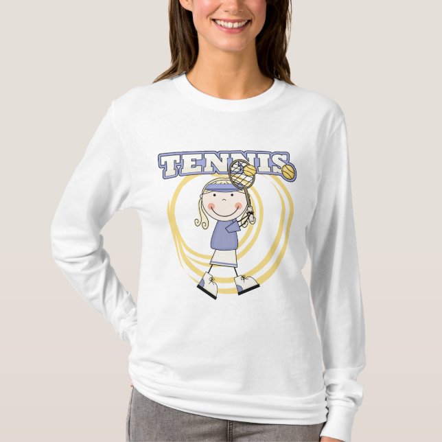 TENNIS - Blond Girl Tshirts and Gifts (Front)