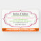 Tennis Booster Club Business Personalized Banner