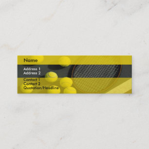 Tennis Business Card