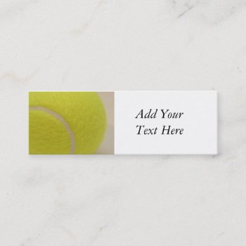 Tennis Business Card by HolidayZazzle at Zazzle