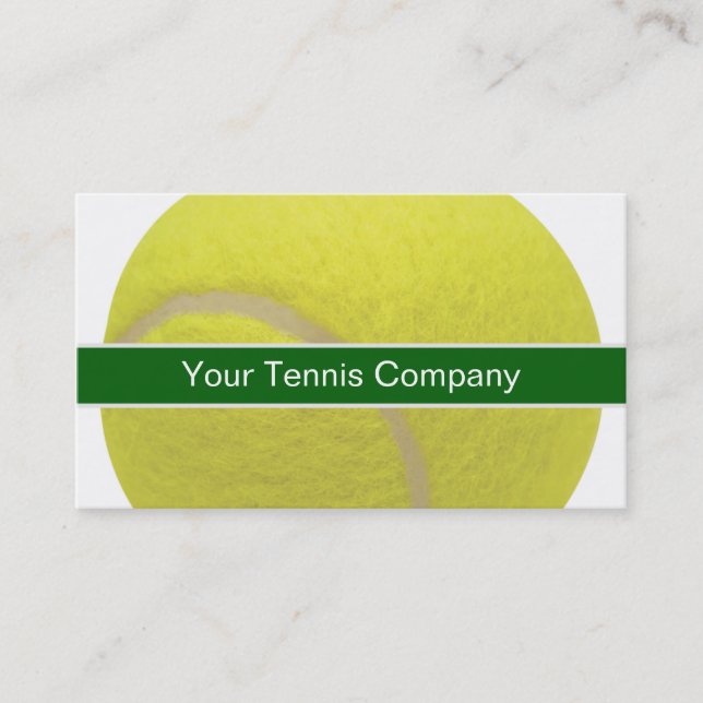 Tennis Business Cards (Front)