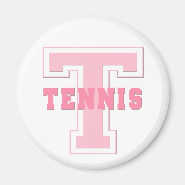 Tennis Button Magnet (Front)