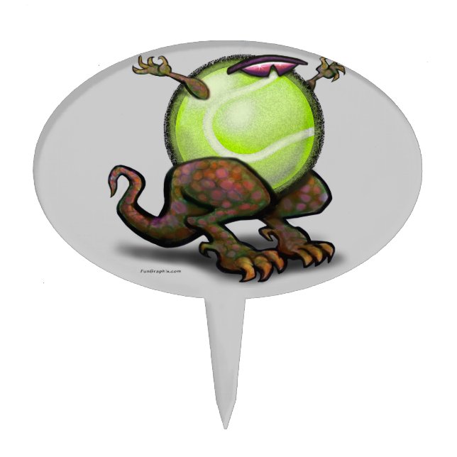 Tennis Cake Topper (Front)