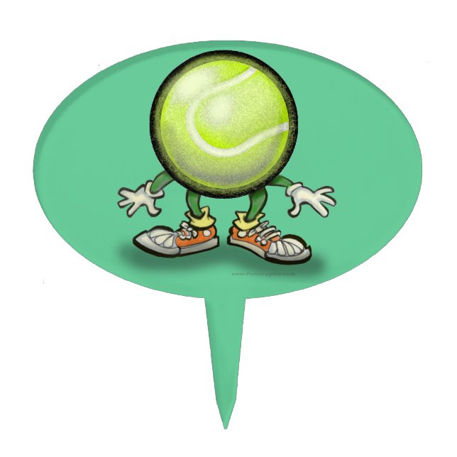 Tennis Cake Topper (Front)