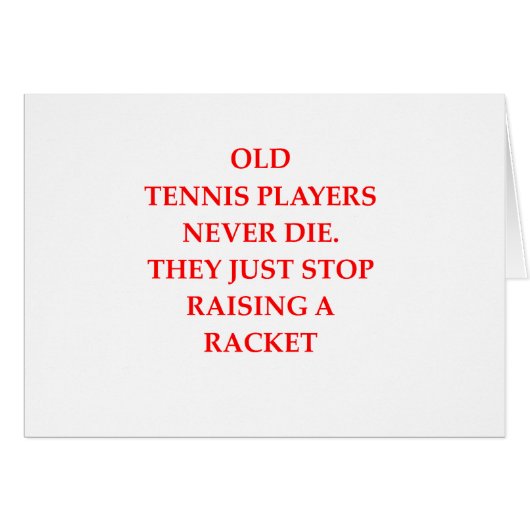 TENNIS CARDS (Front Horizontal)