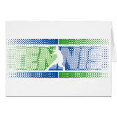Tennis Cards in different designs (Front Horizontal)