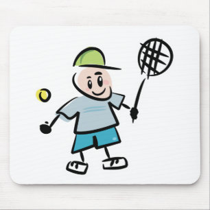 Tennis Cartoon Mouse Pad