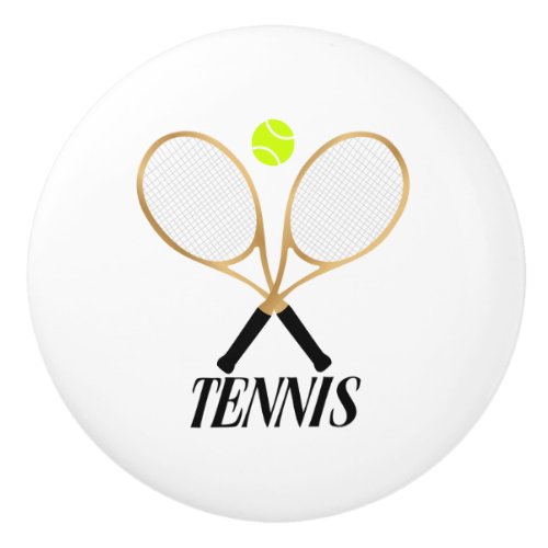 Tennis Ceramic Knob