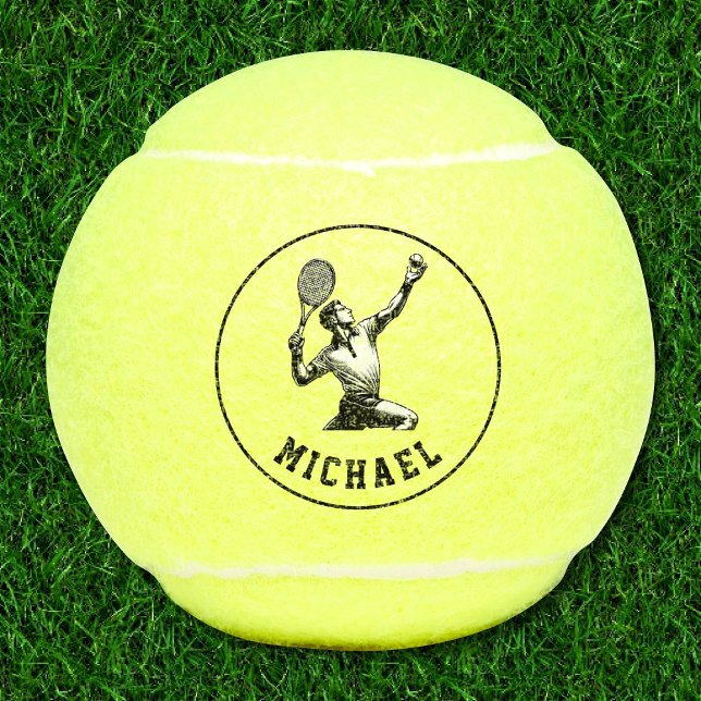 Tennis Champ Serves For Title Custom Name Balls (Creator Uploaded)