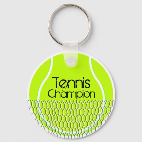Tennis Champion Keychain