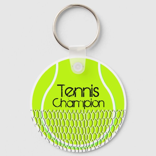 Tennis Champion Keychain (Front)