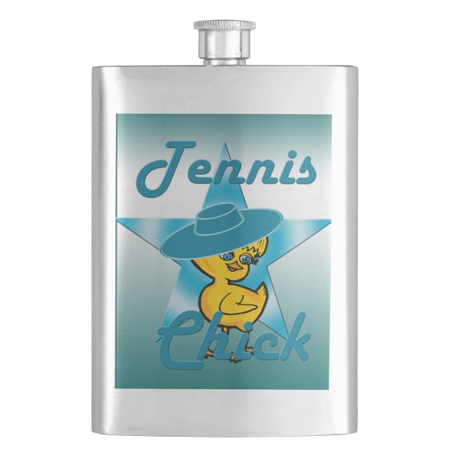 Tennis Chick #7 Flask (Front)