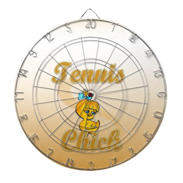 Tennis  Chick Dartboard (Front)