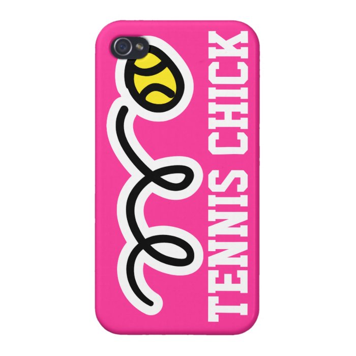 Tennis chick iPhone case  Pink phone cover Covers For iPhone 4