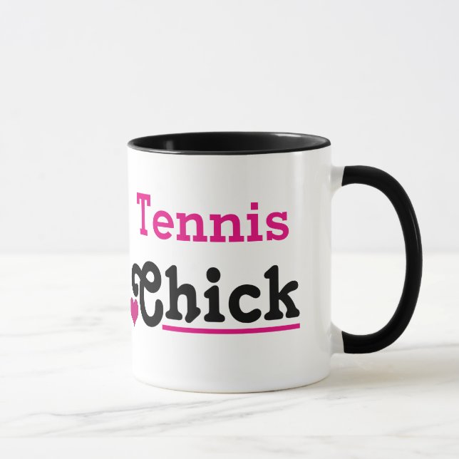 Tennis Chick Mug (Right)
