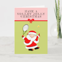 Tennis Christmas cards