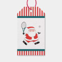 Tennis Christmas Gift Tags