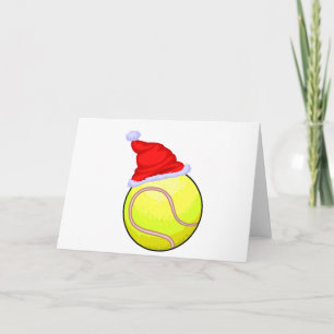 Tennis Christmas Holiday Card