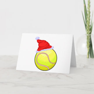 Tennis Christmas Holiday Card