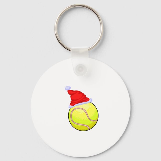 Tennis Christmas Keychain (Front)