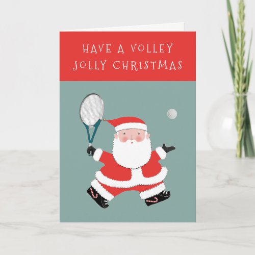 Tennis Christmas New Years Cards